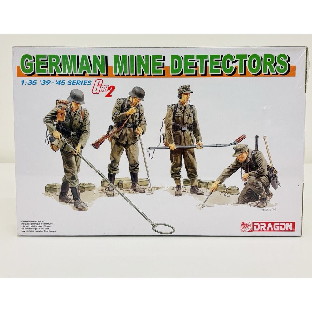 Dragon German Mine Detectors 1:35 Plastic Model Kit 6280 New Sealed